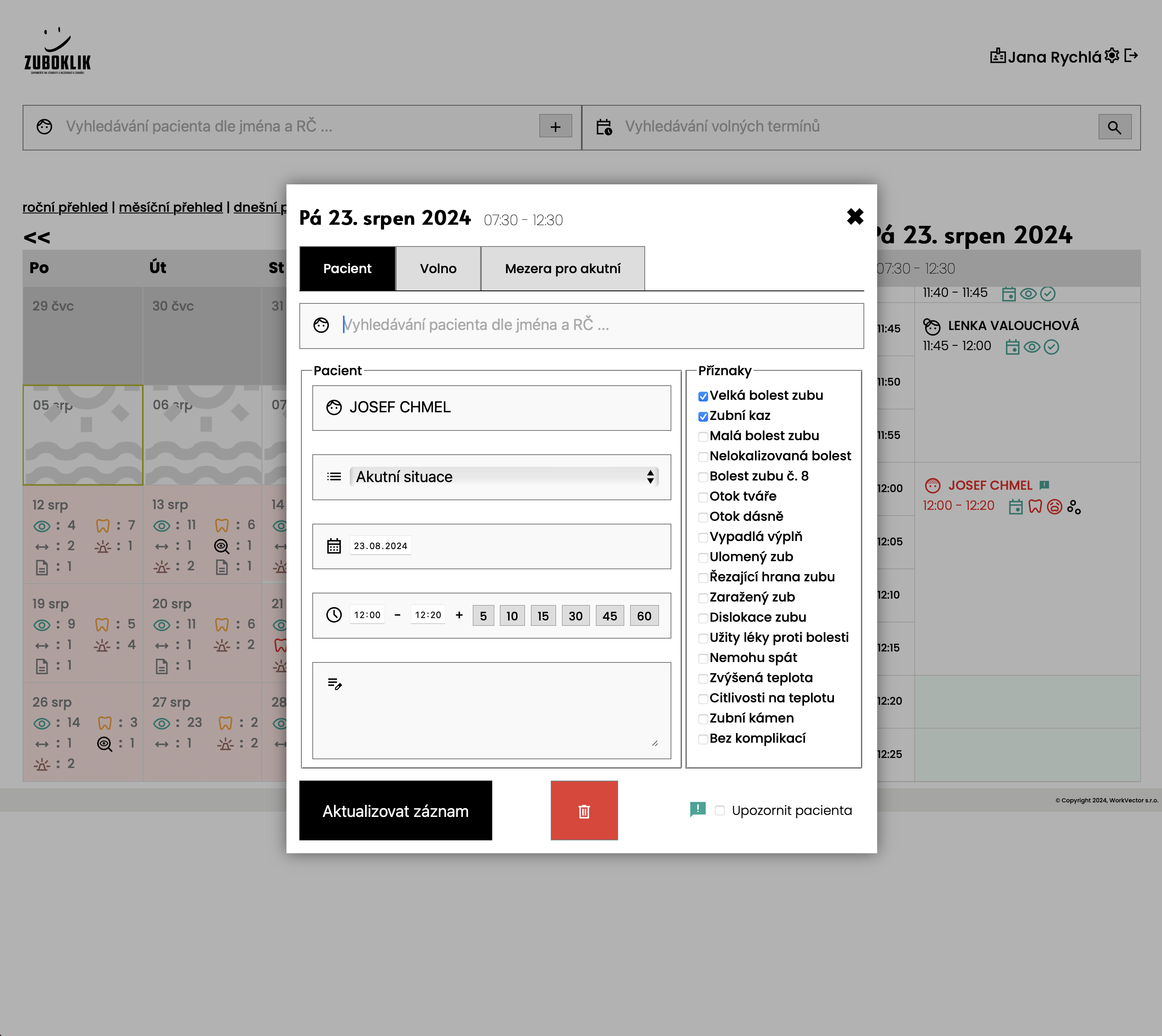 Real-time synchronizace týmu