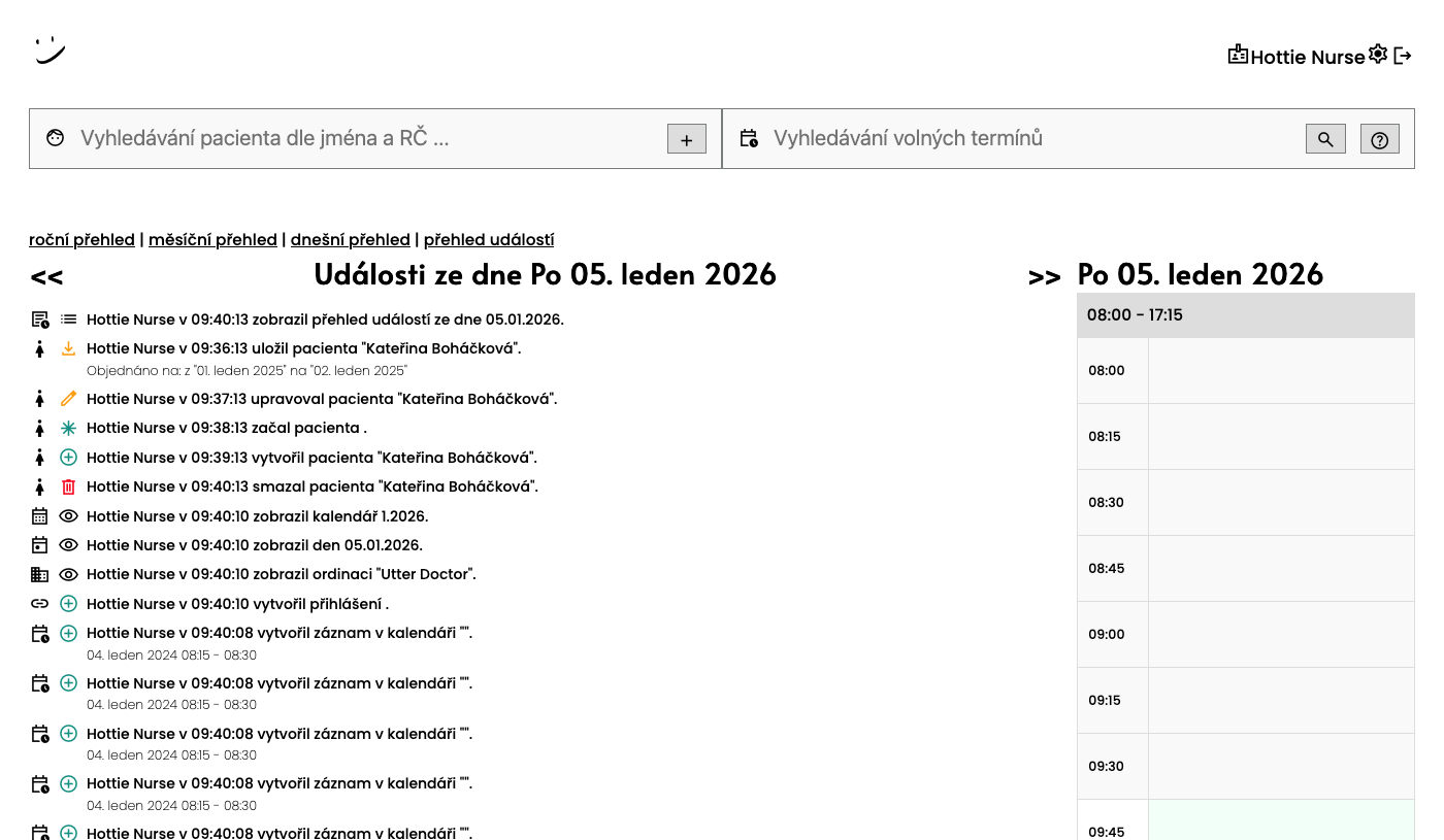 Barevné ikony v historii událostí