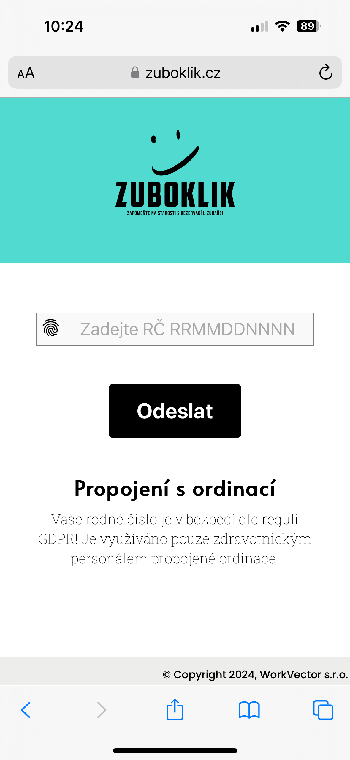 Nový pacient v ordinaci